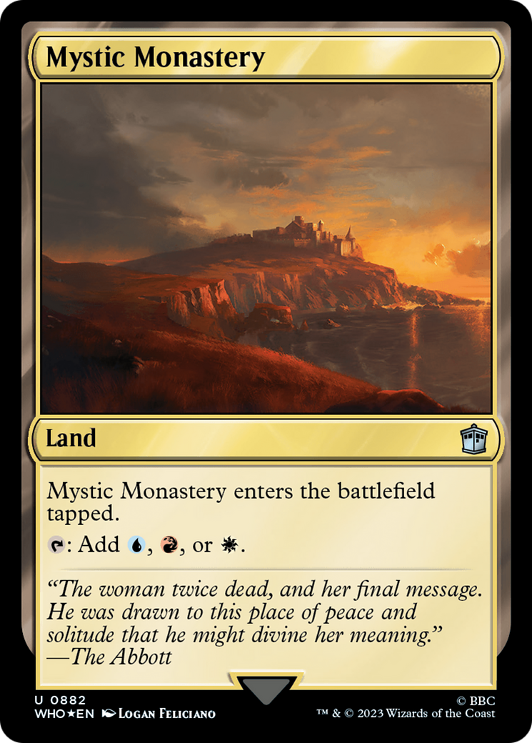 Mystic Monastery (Surge Foil) [Doctor Who] | Exor Games Summserside
