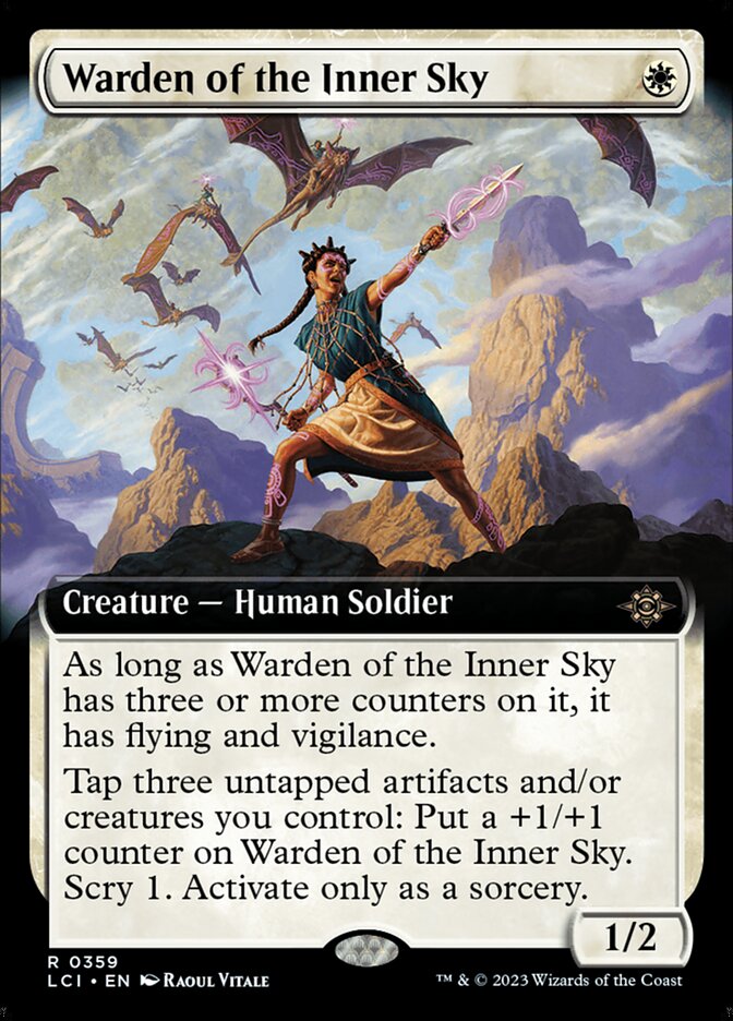 Warden of the Inner Sky (Extended Art) [The Lost Caverns of Ixalan] | Exor Games Summserside