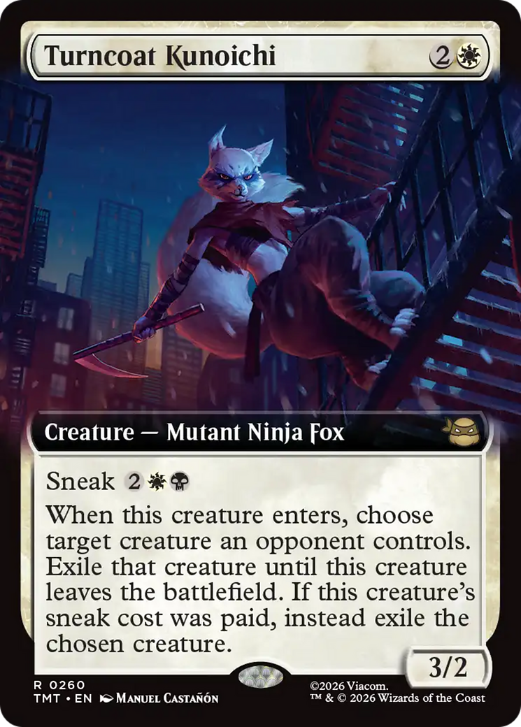 Turncoat Kunoichi (Extended Art) [Teenage Mutant Ninja Turtles] | Exor Games Summserside