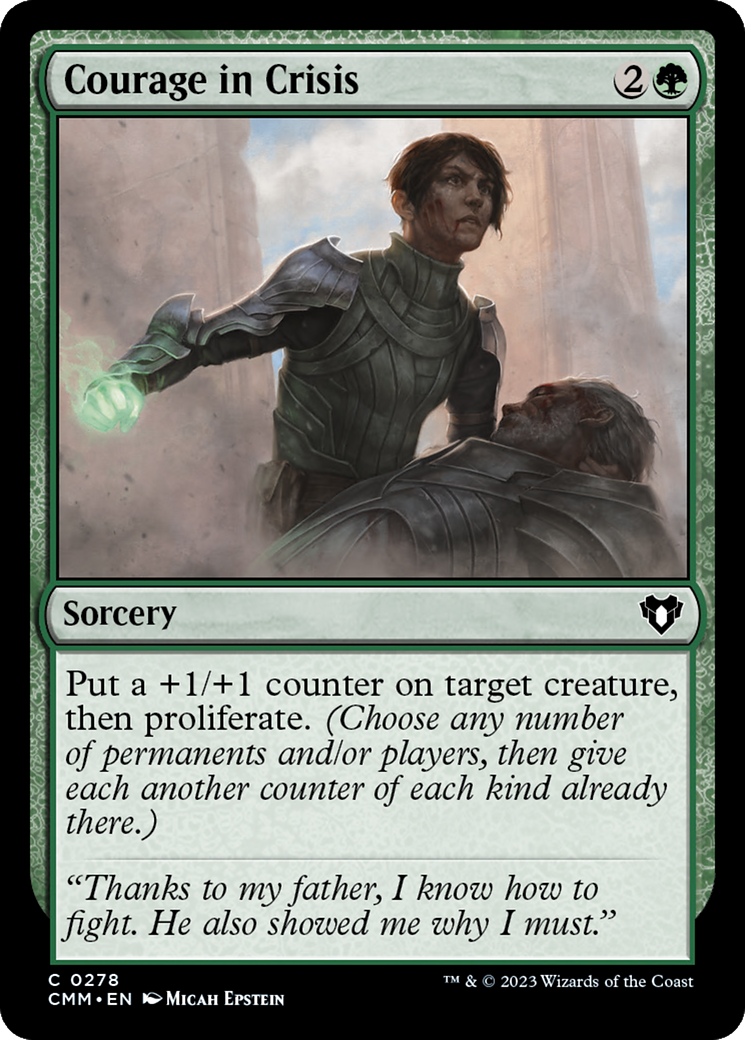 Courage in Crisis [Commander Masters] | Exor Games Summserside