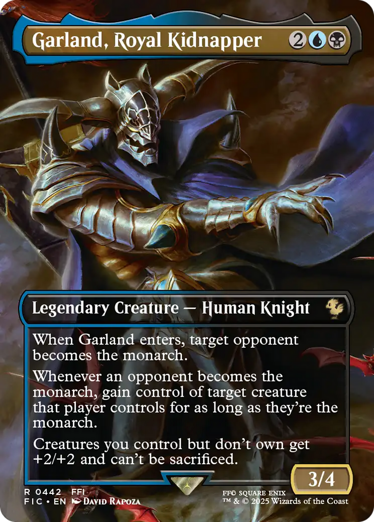 Garland, Royal Kidnapper (Borderless) [FINAL FANTASY Commander] | Exor Games Summserside