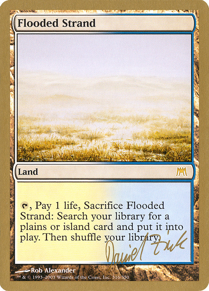 Flooded Strand (Daniel Zink) [World Championship Decks 2003] | Exor Games Summserside