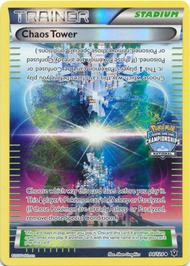 Chaos Tower (94/124) (National Championship Promo) [XY: Fates Collide] | Exor Games Summserside