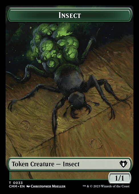 Eldrazi Spawn // Insect Double-Sided Token [Commander Masters Tokens] | Exor Games Summserside