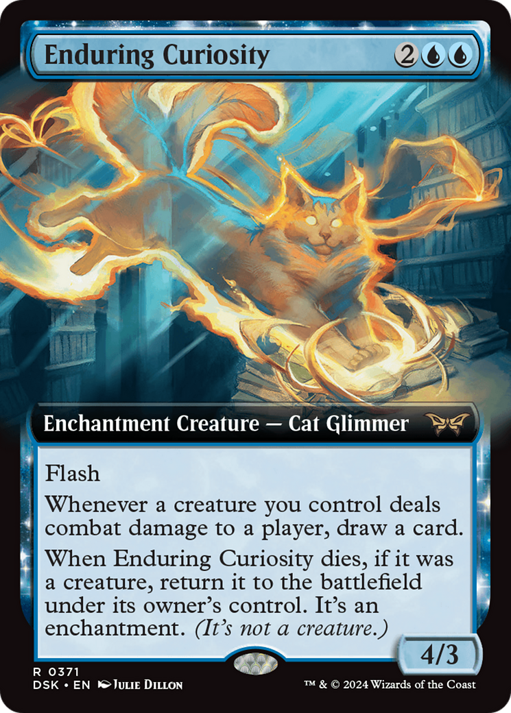 Enduring Curiosity (Extended Art) [Duskmourn: House of Horror] | Exor Games Summserside