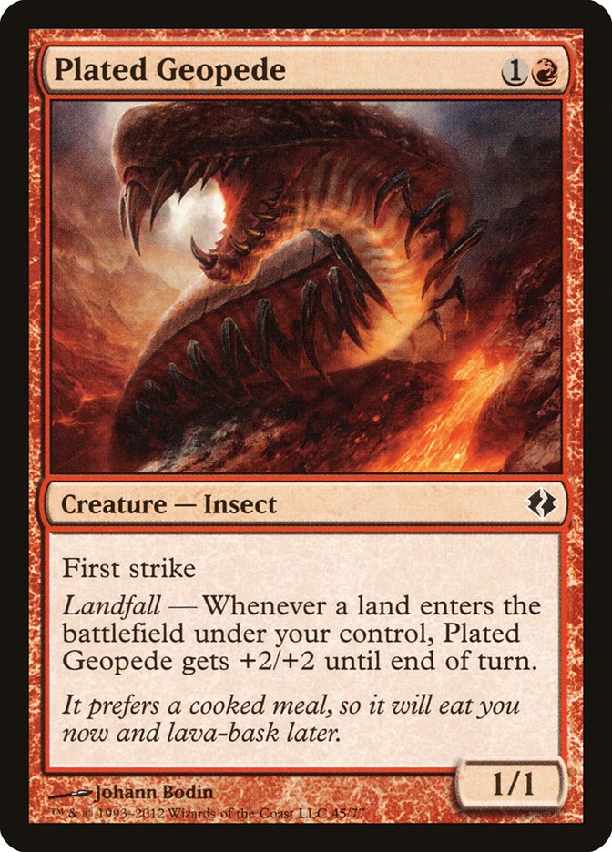 Plated Geopede [Duel Decks: Venser vs. Koth] | Exor Games Summserside