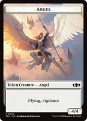 Angel // Spirit Double-Sided Token [Tarkir: Dragonstorm Commander Tokens] | Exor Games Summserside