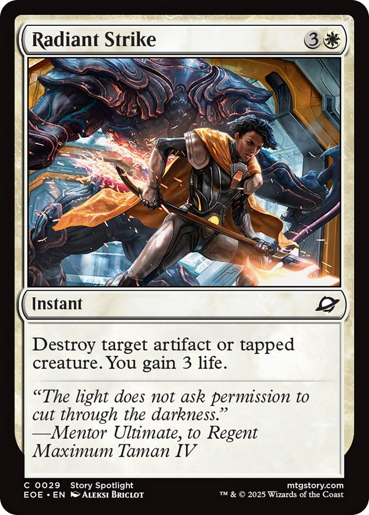Radiant Strike [Edge of Eternities] | Exor Games Summserside