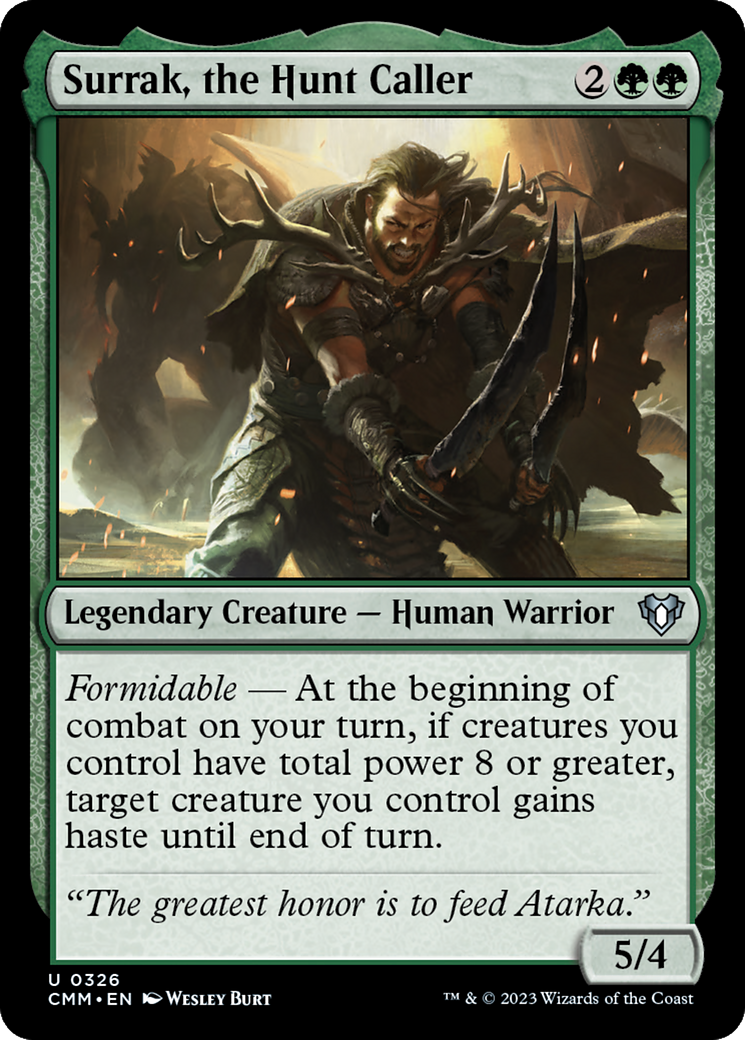 Surrak, the Hunt Caller [Commander Masters] | Exor Games Summserside