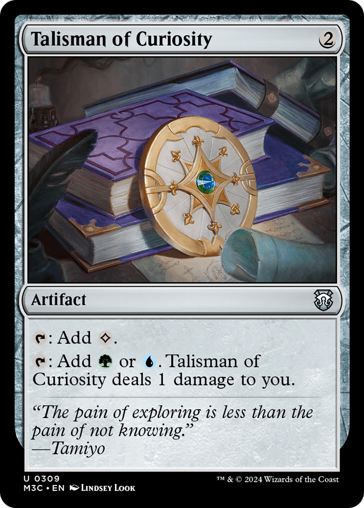 Talisman of Curiosity (Ripple Foil) [Modern Horizons 3 Commander] | Exor Games Summserside