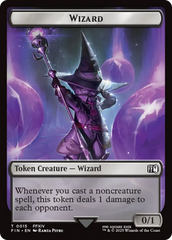 Hero (0004) // Wizard (0015) Double-Sided Token [FINAL FANTASY Tokens] | Exor Games Summserside