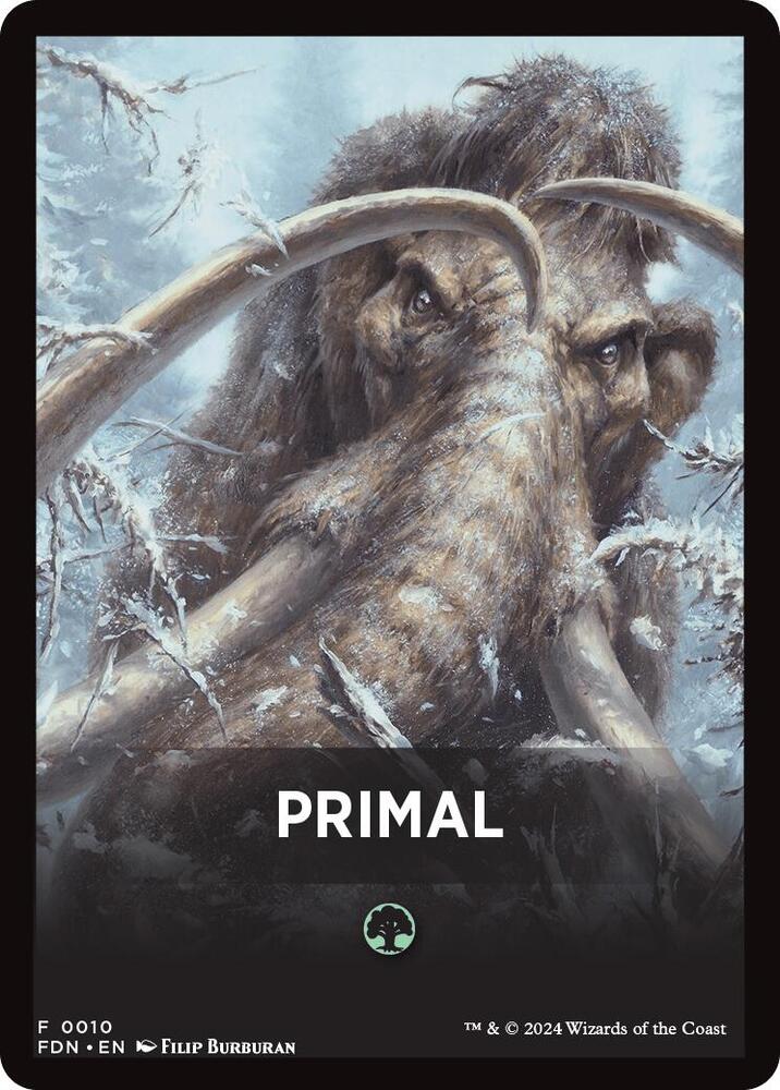 Primal Theme Card [Foundations Tokens] | Exor Games Summserside