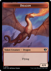 Dragon // Kor Ally Double-Sided Token [Commander Masters Tokens] | Exor Games Summserside