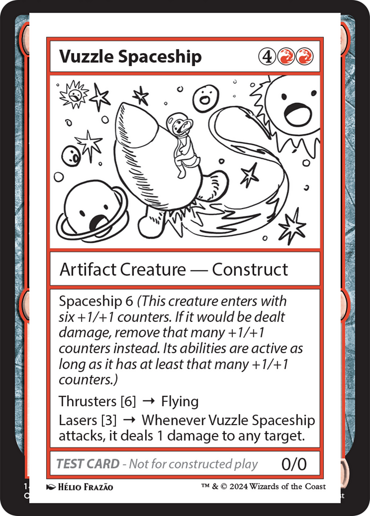 Vuzzle Spaceship [Mystery Booster 2 Playtest Cards] | Exor Games Summserside