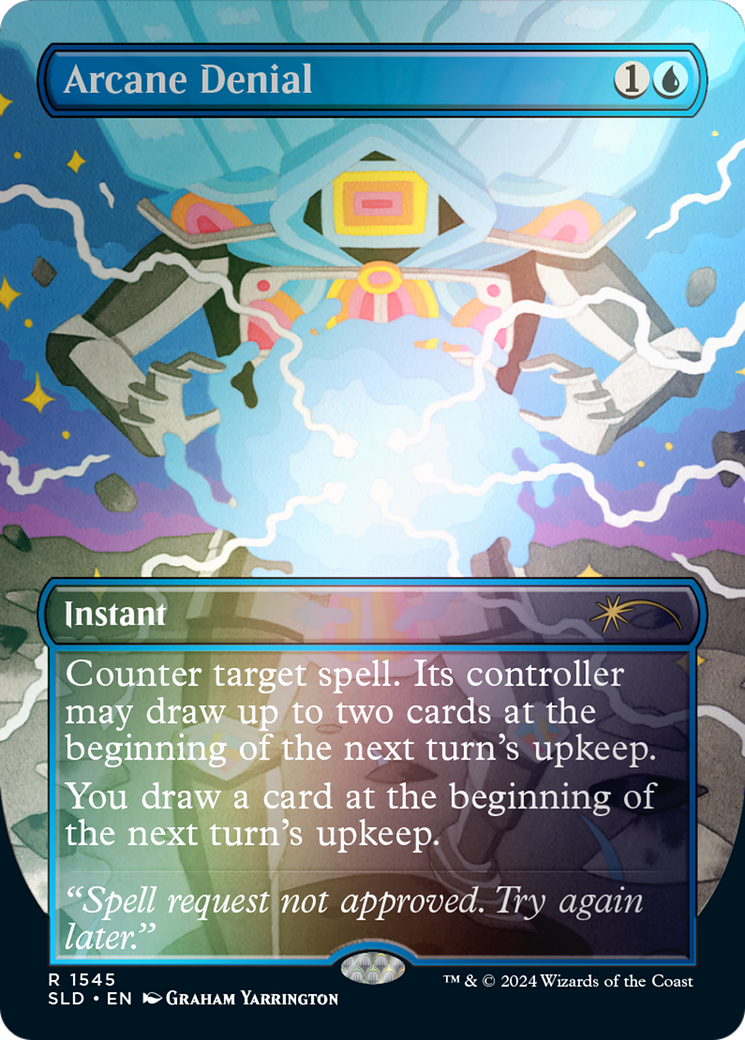 Arcane Denial (Surge Foil) [Marvel Super Heroes Commander] | Exor Games Summserside