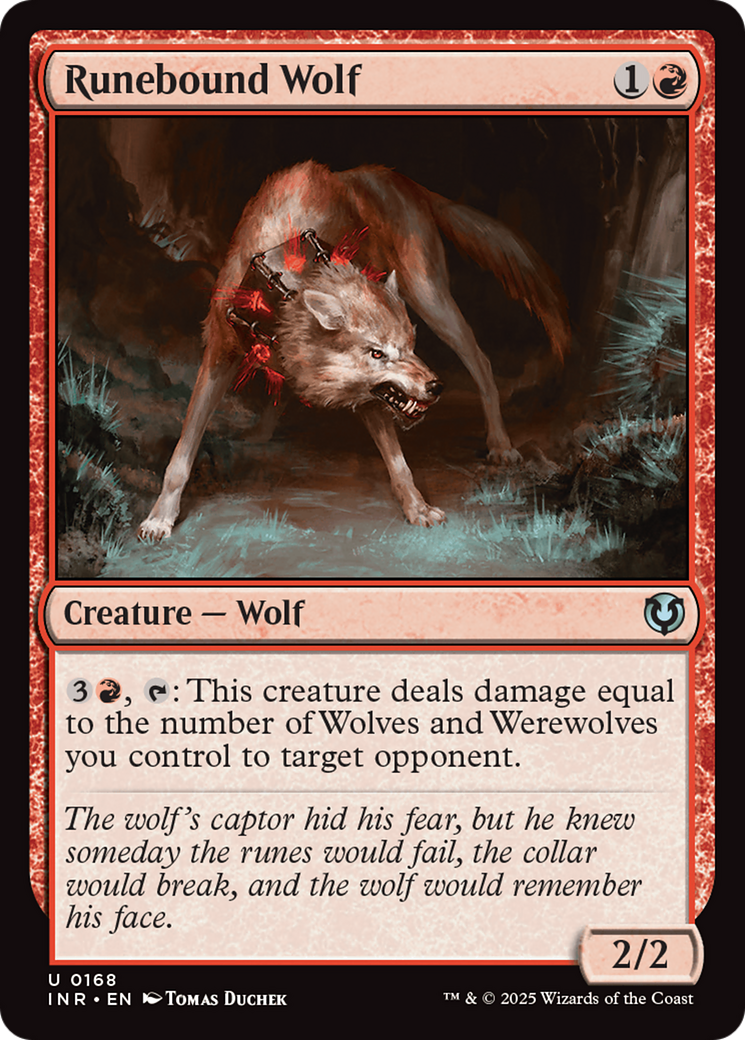 Runebound Wolf [Innistrad Remastered] | Exor Games Summserside