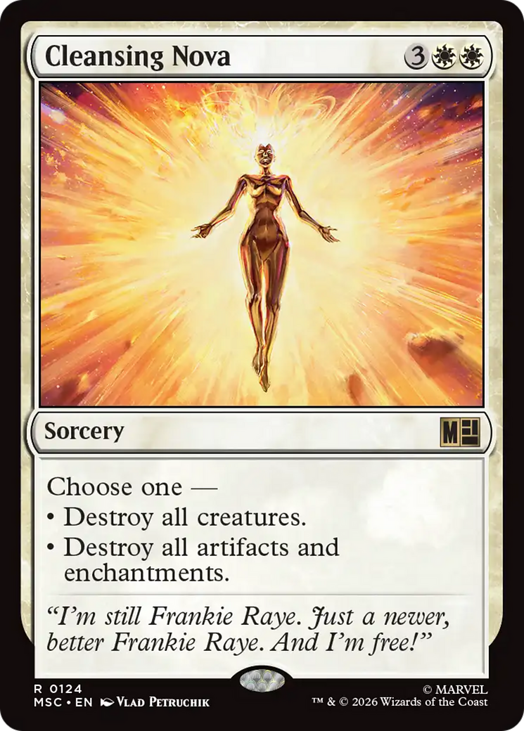 Cleansing Nova (Surge Foil) [Marvel Super Heroes Commander] | Exor Games Summserside