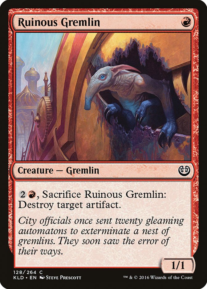 Ruinous Gremlin [Kaladesh] | Exor Games Summserside