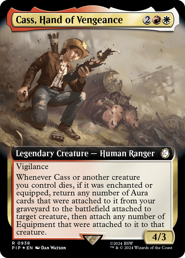 Cass, Hand of Vengeance (Extended Art) (Surge Foil) [Fallout] | Exor Games Summserside