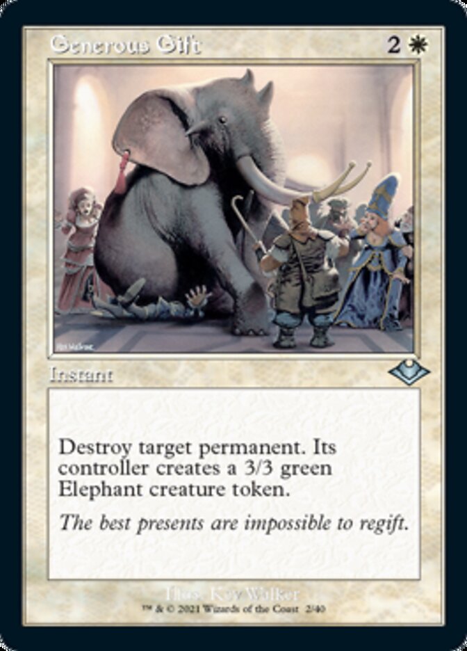 Generous Gift (Retro) [Modern Horizons] | Exor Games Summserside