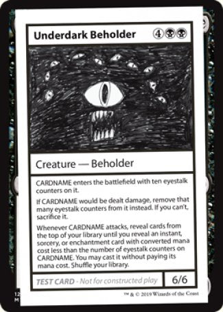 Underdark Beholder (2021 Edition) [Mystery Booster Playtest Cards] | Exor Games Summserside