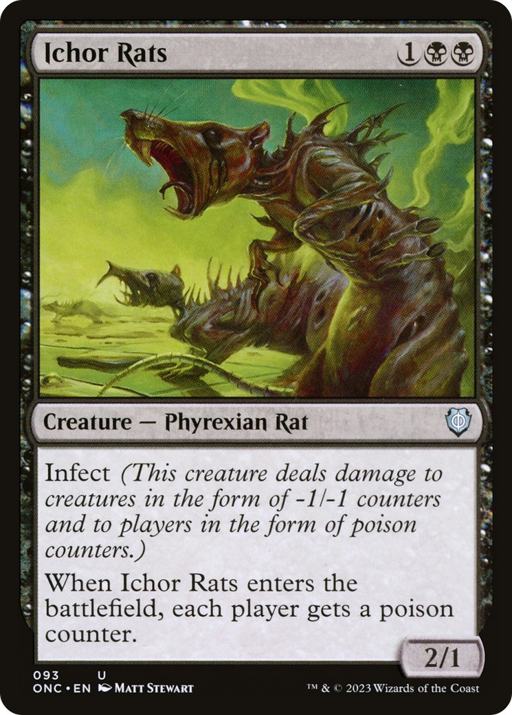 Ichor Rats [Phyrexia: All Will Be One Commander] | Exor Games Summserside