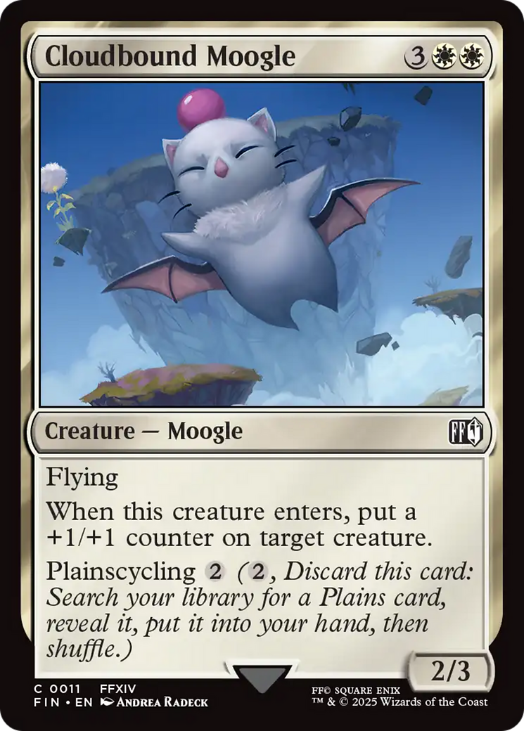 Cloudbound Moogle [FINAL FANTASY] | Exor Games Summserside