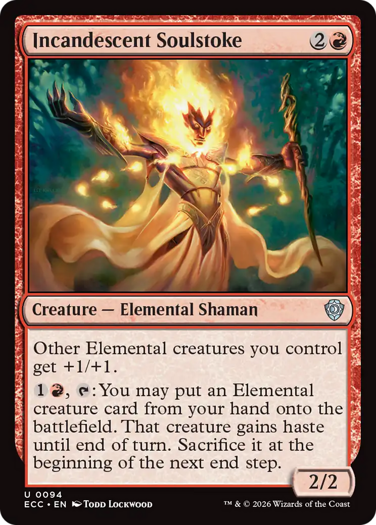 Incandescent Soulstoke [Lorwyn Eclipsed Commander] | Exor Games Summserside