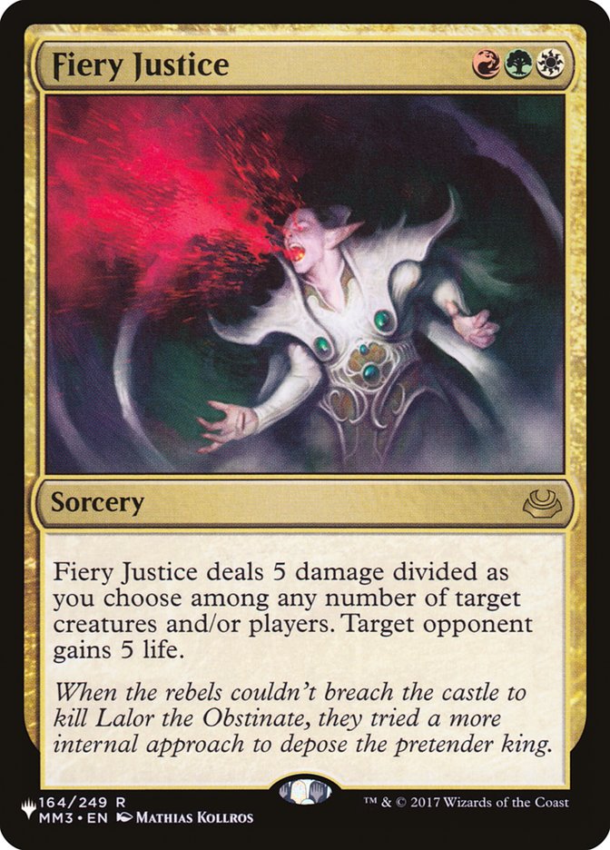 Fiery Justice [The List] | Exor Games Summserside