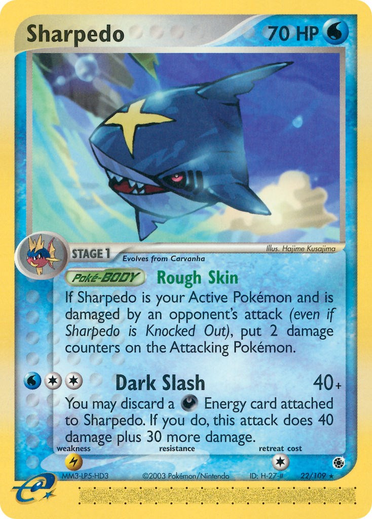 Sharpedo (22/109) [EX: Ruby & Sapphire] | Exor Games Summserside