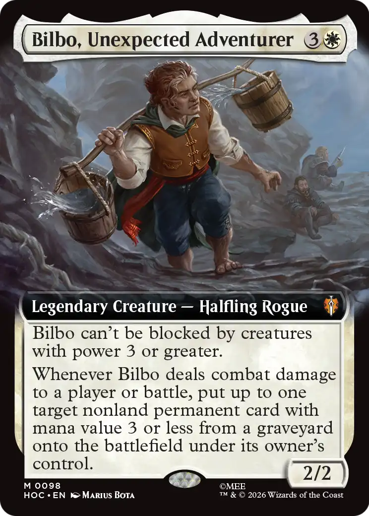 Bilbo, Unexpected Adventurer (Extended Art) [The Hobbit: Eternal-Legal] | Exor Games Summserside