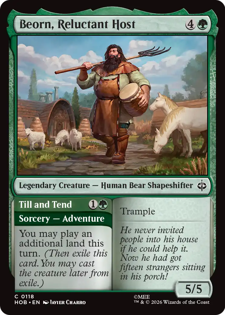 Beorn, Reluctant Host [The Hobbit] | Exor Games Summserside