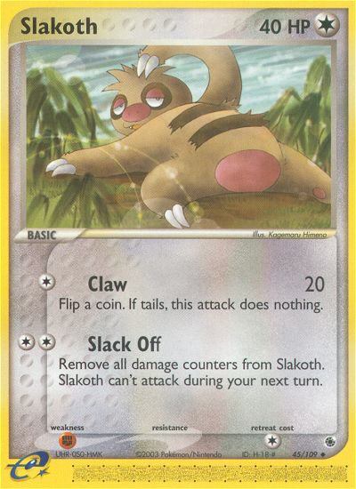 Slakoth (45/109) [EX: Ruby & Sapphire] | Exor Games Summserside