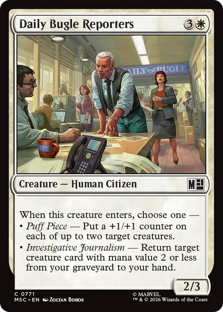 Daily Bugle Reporters [Marvel Super Heroes Commander] | Exor Games Summserside