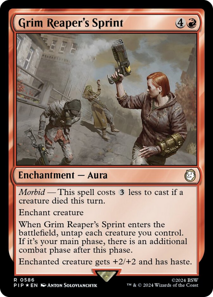 Grim Reaper's Sprint (Surge Foil) [Fallout] | Exor Games Summserside