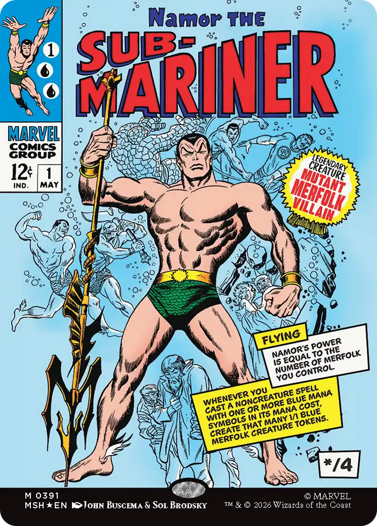 Namor The Sub-Mariner (Borderless) [Marvel Super Heroes] | Exor Games Summserside