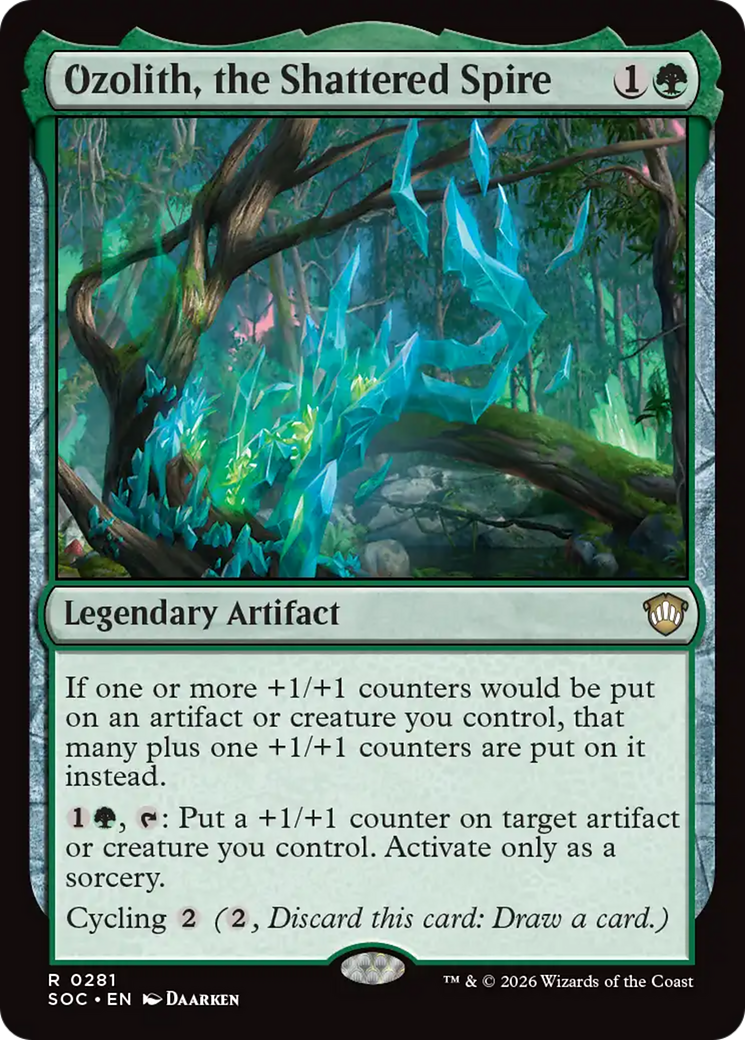 Ozolith, the Shattered Spire [Secrets of Strixhaven Commander] | Exor Games Summserside