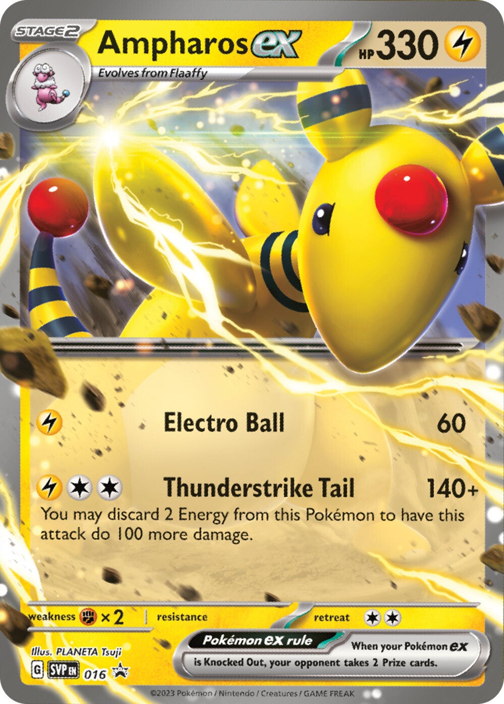 Ampharos ex (016) [Scarlet & Violet: Black Star Promos] | Exor Games Summserside