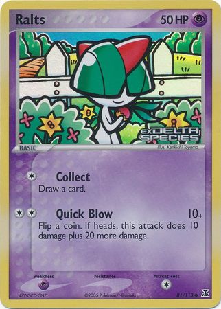 Ralts (81/113) (Stamped) [EX: Delta Species] | Exor Games Summserside