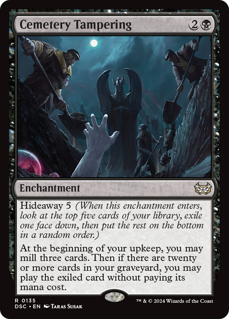 Cemetery Tampering [Duskmourn: House of Horror Commander] | Exor Games Summserside