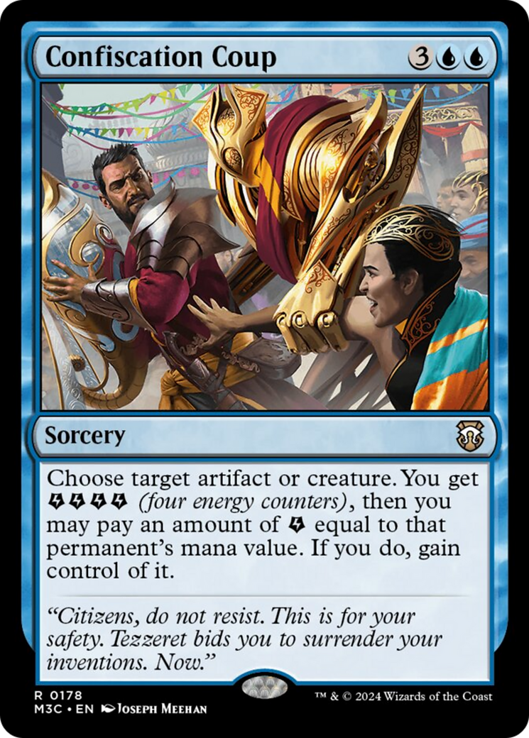 Confiscation Coup (Ripple Foil) [Modern Horizons 3 Commander] | Exor Games Summserside