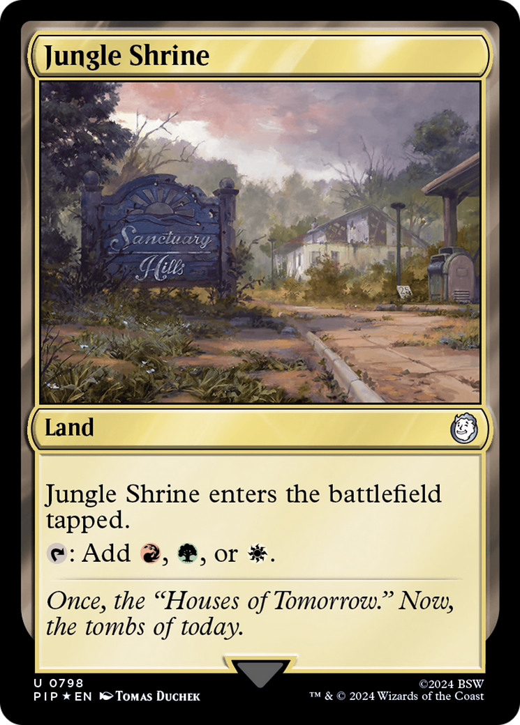 Jungle Shrine (Surge Foil) [Fallout] | Exor Games Summserside