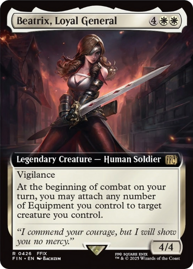 Beatrix, Loyal General (Extended Art) [FINAL FANTASY] | Exor Games Summserside