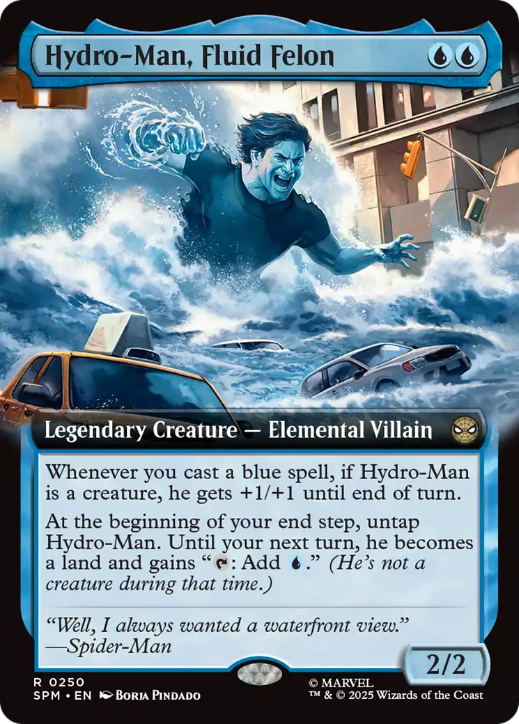 Hydro-Man, Fluid Felon (Extended Art) [Marvel's Spider-Man] | Exor Games Summserside
