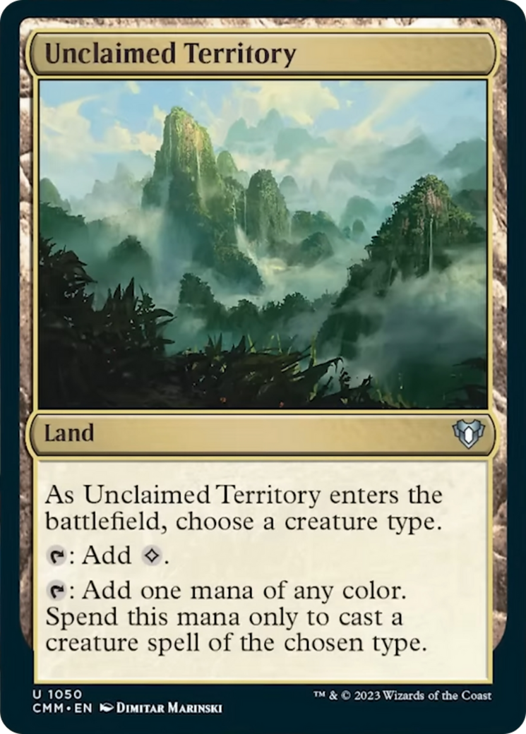 Unclaimed Territory [Commander Masters] | Exor Games Summserside