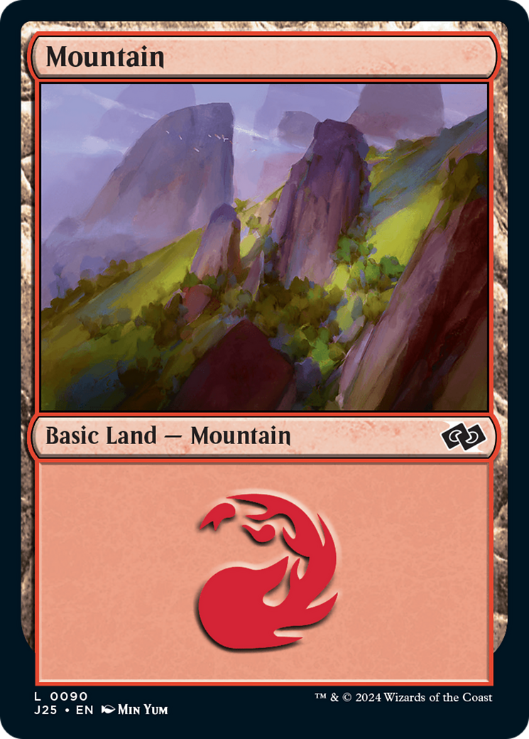 Mountain (90) [Foundations Jumpstart] | Exor Games Summserside