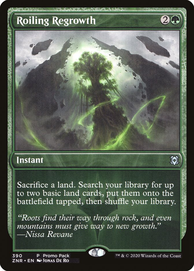 Roiling Regrowth (Promo Pack) [Zendikar Rising Promos] | Exor Games Summserside