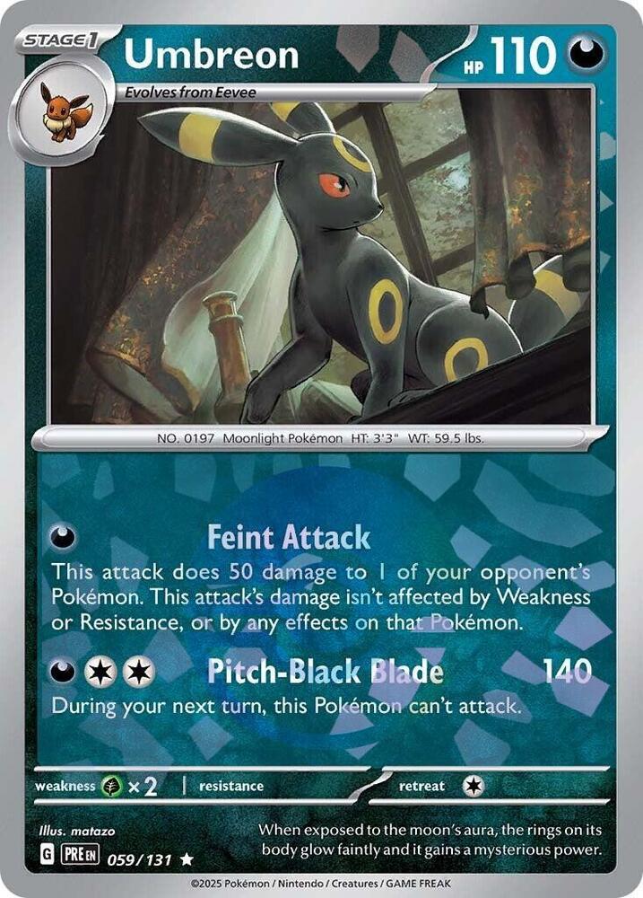 Umbreon (059/131) (Poke Ball Pattern) [Scarlet & Violet: Prismatic Evolutions] | Exor Games Summserside