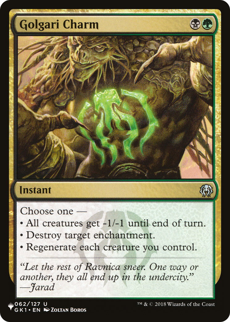Golgari Charm [The List] | Exor Games Summserside