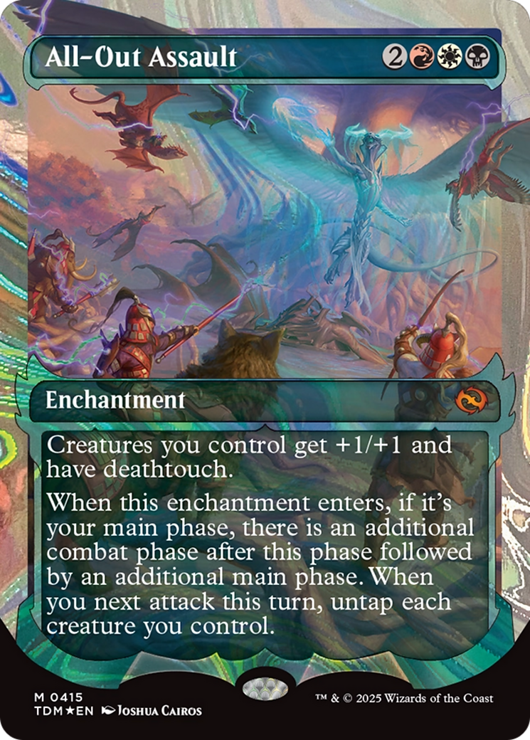 All-Out Assault (Showcase) (Halo Foil) [Tarkir: Dragonstorm] | Exor Games Summserside